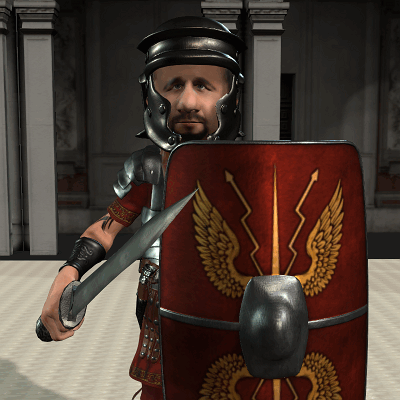 Roman Soldier Marching